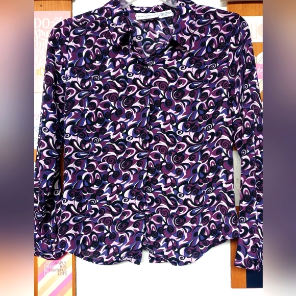 COPY - NWOT Kathy Ireland button down shirt size Small - Picture 1 of 4